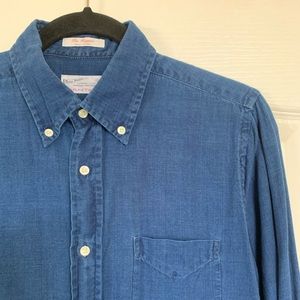 Gant “the hugger” button down - indigo oxford